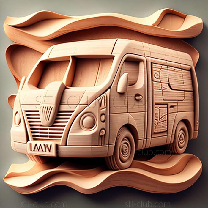 3D модель Nissan NV400 (STL)